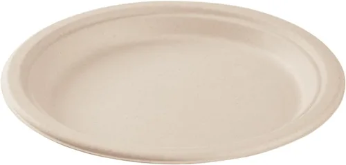 Miniatura 14 de Karat Earth Platos de papel desechables compostables de 6 pulgadas, paquete de 1000