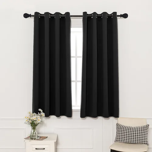 Miniatura 82 de Pickluc Cortinas Opacas Azul Marino para Sala de Estar, Cortinas Bloqueadoras de Luz con Ojales, Aislamiento Térmico, Reducción de Ruido, 52 Azul