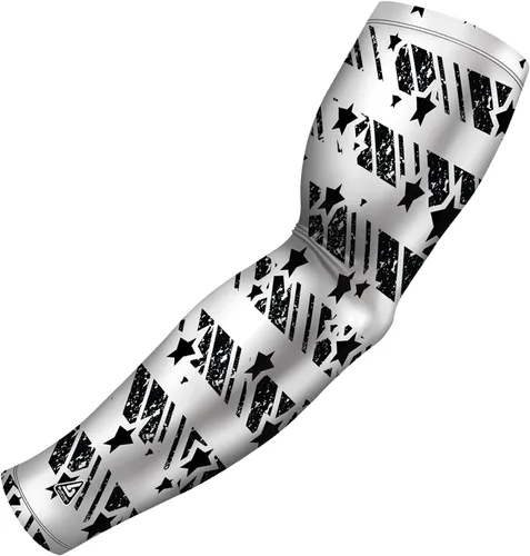 Miniatura 38 de B-Driven Sports Sleeve Pro-Fit - Manga Patriótica - Estados Unidos, Cuba, México, Israel, Canadá, Venezuela, Rep. Dominicana - Individual Bandera