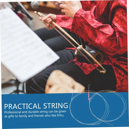 Miniatura 8 de SUPVOX 15sets Full Erhu Strings Wire Core Wire High Resonance Comfortable Hand Feel Erhu Accessories