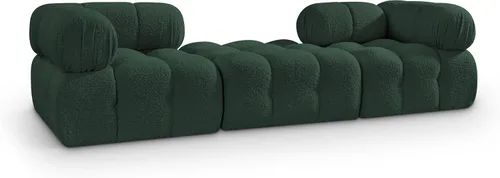Miniatura 32 de Meridian Furniture 611Cream-S68A Colección Ames Moderno Sofá modular contemporáneo con tela de boucle color crema, modular para crear