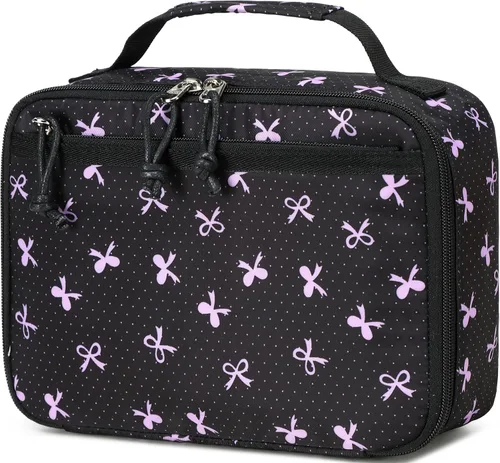 Miniatura 21 de LEDAOU Lonchera para Niños Bolsa de Almuerzo Aislada Niños Niñas Pequeños Lonchera Reutilizable para Escuela Picnic Senderismo Azul
