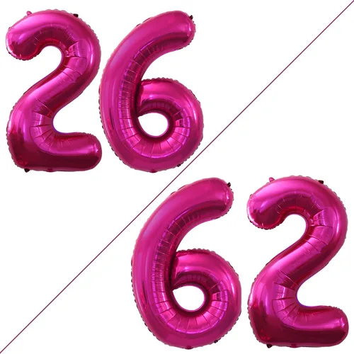 Miniatura 42 de Goer, conjunto de globos de papel aluminio para decoraciones de cumpleaños, globos de las letras de feliz cumpleaños y de números Oro