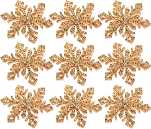 EXCEART 30 parches de copo de nieve con brillantina para planchar en copos de nieve, horquillas para ropa, vestidos, plantas, sombreros, jeans,
