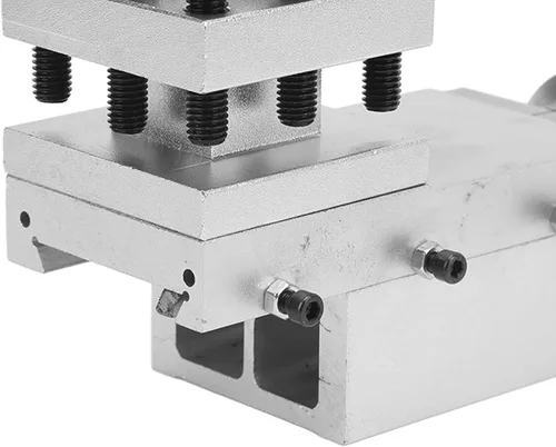 Miniatura 8 de Herramienta de torno de aleación de aluminio Mg, abrazadera de poste de vicio, fácil instalación, a prueba de óxido, movimiento estable