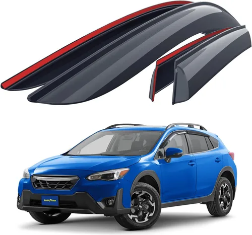 Miniatura 15 de Goodyear Deflectores de ventana lateral inastillables para Toyota 4Runner 2010-2024, protectores de lluvia con cinta, viseras de ventana