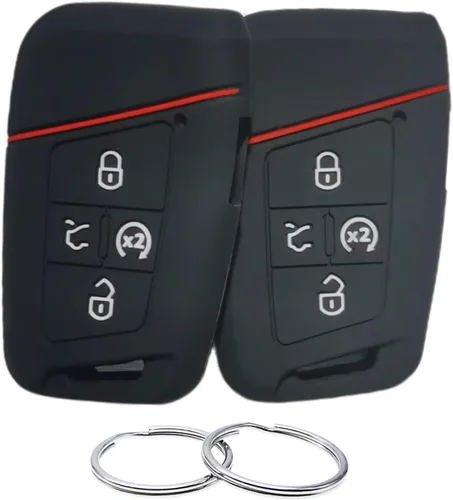 Miniatura 9 de REPROTECTING Funda de Goma de Silicona para Llavero Compatible con VW Volkswagen Atlas Golf Alltrack Jetta Passat Tiguan Taos 2018-2025