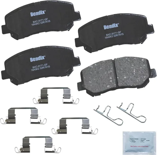 Miniatura 79 de Pastillas de freno delanteras cerámicas Bendix Priority1 CFC2302 para Hyundai Elantra 2021, Sonata 2022-2020, Kia K5 2023-2021