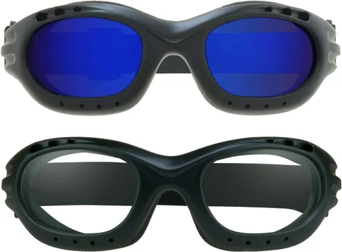 Miniatura 22 de Bikershades Gafas de Seguridad para Motocicleta para Hombre y Mujer. Lentes Polarizadas, Humo, Azul Espejado u Naranja, Lentes Amarillos