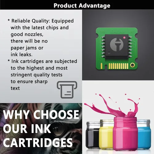 Miniatura 4 de PG-275XL - Cartuchos de tinta de color negro CL-276XL compatibles con impresoras Canon PG-275XL CL-276XL para impresoras Canon PIXMA TS3520 TS3522