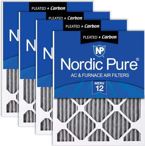 Miniatura 68 de Nordic Pure Filtros de aire para horno MERV 6 de 18 x 25 x 1 pulgadas (tamaño real: 17 1/2 x 24 1/2 x 3/4), color verde poliéster MERV 6, reduce