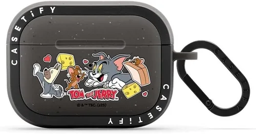 Miniatura 66 de CASETiFY AirPods Pro (1ª/2ª Gen) Estuche Bounce con Anillo [Colaboración Frozen] - Copo de Nieve de Anna - Taupe Mate