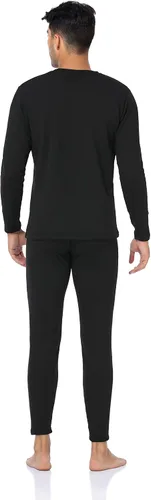 Miniatura 7 de Conjunto de ropa interior térmica para hombre, con forro polar largo, capa base de invierno, camisetas y pantalones de senderismo, entrenamiento