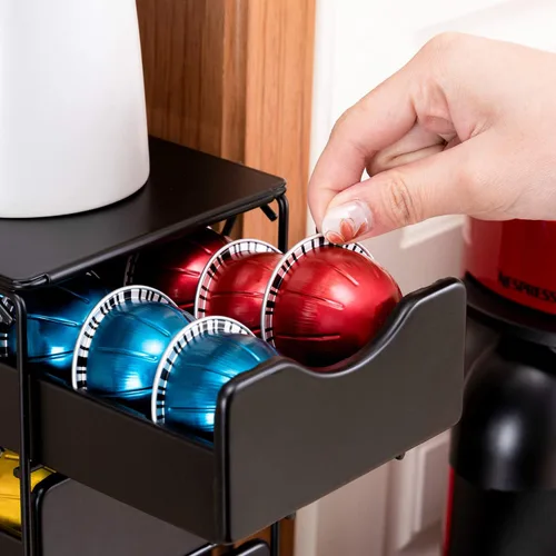 Miniatura 7 de FlagShip Soporte para cápsulas Nespresso Vertuo (4 niveles (capacidad de 80 cápsulas)
