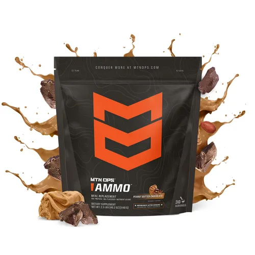 Miniatura 2 de MTN OPS Batido en polvo de reemplazo de comida de munición – 0.67 oz de proteína, 0.35 oz de linaza, 0.14 oz de alimentos integrales, frutas
