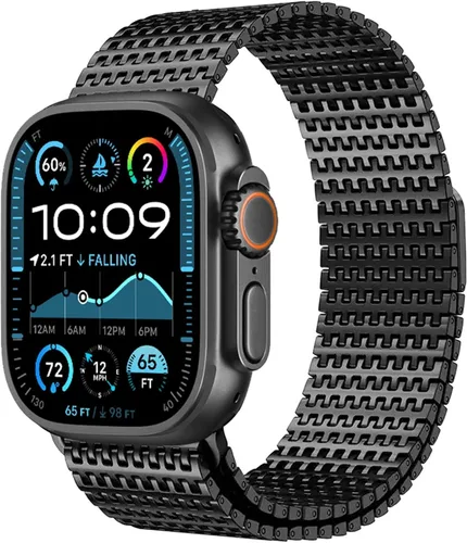 Miniatura 19 de WINGLE Correa de malla magnética para Apple Watch Band Ultra 3/2/1 de 1.929 in, 1.811 in, 1.772 in, 1.732 in, 1.654 in, 1.575 in, 1.614 in, 1.496