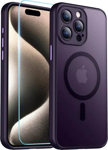 Miniatura 25 de Red2Fire Funda magnética para iPhone 13 Pro Max, protección completa mejorada de la cámara, compatible con MagSafe, funda protectora translúcida