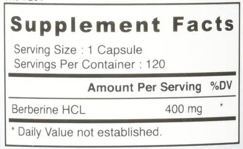 Miniatura 6 de Good State Berberina HCL 400mg, 120 Cápsulas Vegetarianas