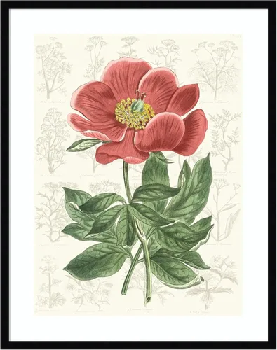 Miniatura 11 de Amanti Art Vision Studio - Lienzo decorativo para pared, 24 x 20 pulgadas, diseño de jardín de flores de peonía, arte de pared de flores, decoración