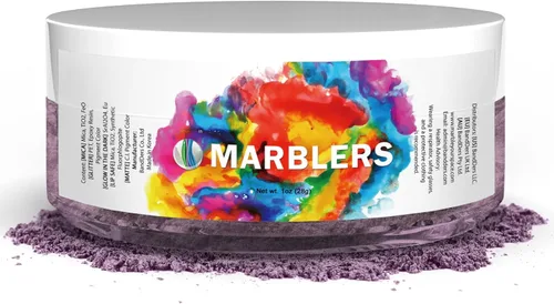Miniatura 101 de MARBLERS - Polvo de mica de grado cosmético, nacarado, no tóxico, vegano, libre de crueldad, sombra de ojos, esmalte de uñas, arte de uñas, [Gris]