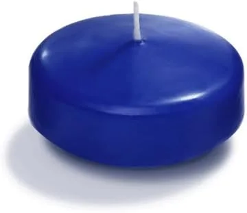 Miniatura 51 de yummi Caja de 18 velas flotantes color rojo rubí de 3 pulgadas