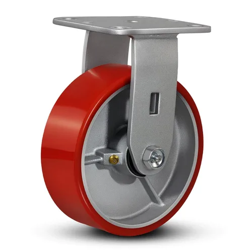 Miniatura 31 de Ruedas industriales de 4 x 2 pulgadas, ruedas resistentes, ruedas de poliuretano, capacidad de hasta 3200 libras. Uso para camión de plataforma