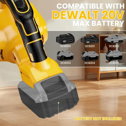 Miniatura 3 de Aspiradora inalámbrica para batería Dewalt de 20 V, aspiradora de mano ligera 5 en 1 con potente motor de 500 W, aspiradora de mano portátil de 46