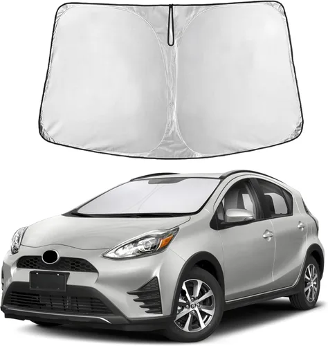 Miniatura 140 de Econour Parasol para parabrisas compatible con Honda Civic 2016-2021, protector de parasol plegable para ventana, bloquea los rayos UV y mantiene tu