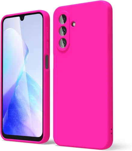 Miniatura 158 de oakxco Funda para teléfono Samsung Galaxy A12 con agarre de silicona líquida, linda delgada fina suave cubierta de gel de goma TPU lisa para mujeres