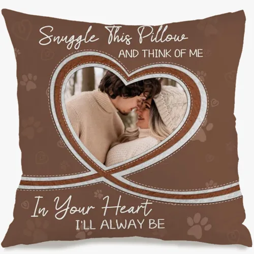 Miniatura 8 de Personalized Pillow Cover Combining 6 Images and Text for Mom, Cozy Throw Cushion Ideal as a Heartfelt Gift for Family Holidays Special Occasions or