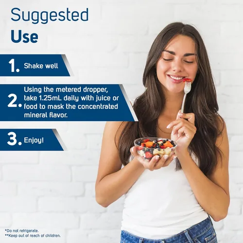 Miniatura 5 de Trace Minerals Calcio iónico líquido Contracción ósea, dientes sanos y músculos Certificado vegano, sin gluten, sin OGM 2.0 fl oz