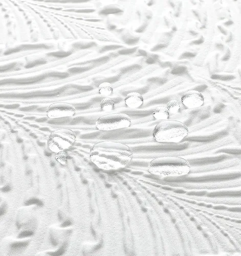 Miniatura 4 de Gibelle Cortina de ducha larga de 72 x 78 pulgadas, cortina de ducha alta de tela blanca texturizada en relieve 3D, moderna casa de campo, elegante