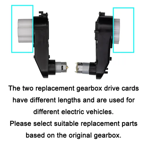 Miniatura 6 de 2 piezas weelye Driving Gearbox con motor RS390 12 voltios 20000 apertura 0.47 pulgadas motor para niños montar en piezas de repuesto de coche