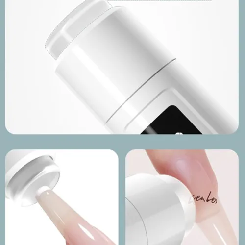 Miniatura 4 de Secador de uñas portátil de 3 W, lámpara LED de curado de gel UV para secado rápido, lámpara de uñas de mano recargable por USB con mango