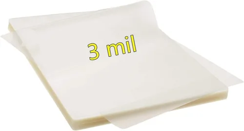 Miniatura 2 de RyhamPaper Bolsas de laminación térmicas, hojas laminadoras de 9 x 11.5 pulgadas, tamaño carta de 3 mil, paquete de 100 hojas laminadoras
