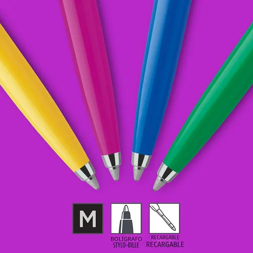Miniatura 2 de Parker Jotter Originals - Bolígrafo de punta media, tinta negra, 4