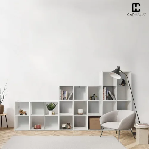 Miniatura 2 de CAPHAUS Estante organizador de almacenamiento resistente de 11 pulgadas, con borde exterior grueso, divisor de estante de almacenamiento con parte