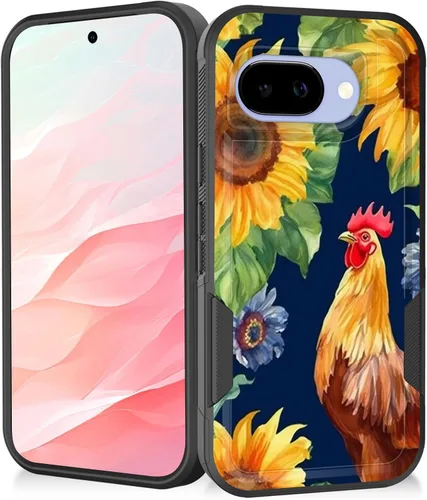 Miniatura 21 de Funda para Pixel 7a, resistente de doble capa híbrida de policarbonato duro de goma suave a prueba de golpes para Google Pixel 7A 6.1 pulgadas