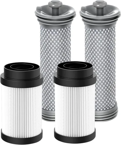 Paquete de 4 piezas de repuesto de filtros para aspiradora Tineco Pure ONE S15/S15 Essentials/S15 Pet Ex, 2 prefiltros y 2 filtros HEPA