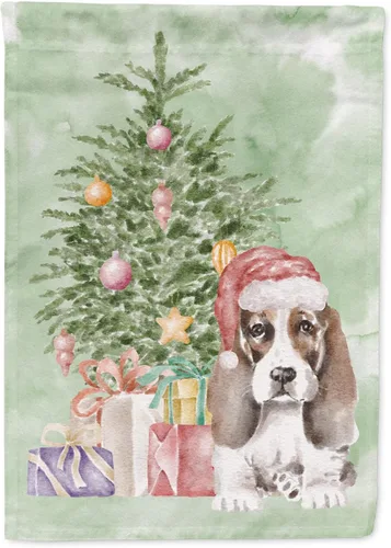 Miniatura 35 de Caroline's Treasures CK8213GF Bulldog Inglés #2 Regalos de Navidad y árbol de jardín Bandera de buzón Bandera decorativa para patio exterior, patio