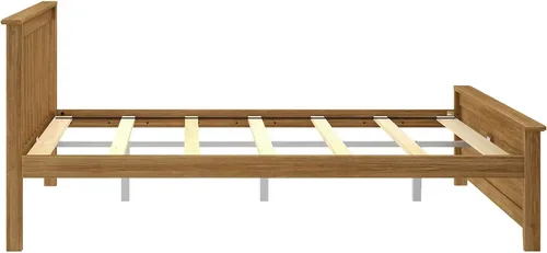 Miniatura 6 de Plank+Beam Marco de cama Queen de madera maciza, cama de plataforma con cabecero, pacana Nuez pacana