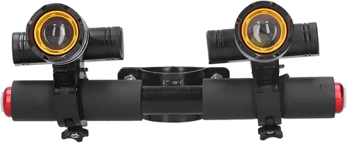 Miniatura 4 de Faros delanteros para manillar de scooter, luces de bicicleta recargables por USB, kit de luz de tercer engranaje para scooter