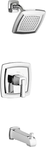 Miniatura 17 de American Standard TU353507.243 Townsend - Juego de molduras para ducha con cartucho de equilibrio de presión, negro mate Mate negro