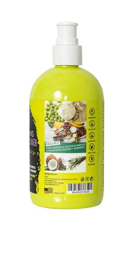 Miniatura 2 de Esha Girl Natural - Acondicionador hidratante para rizos, hidrata rizos 3C y 4C con aceites de coco y romero, biotina, aroma a frutas tropicales