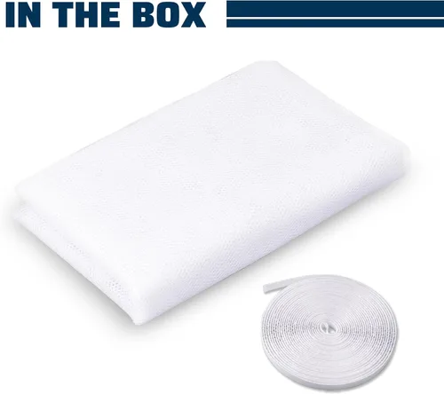 Miniatura 9 de Kit de sellado de ventana de CA portátil, protector de pantalla de malla, ajuste universal para la mayoría de placas de sellado de ventana