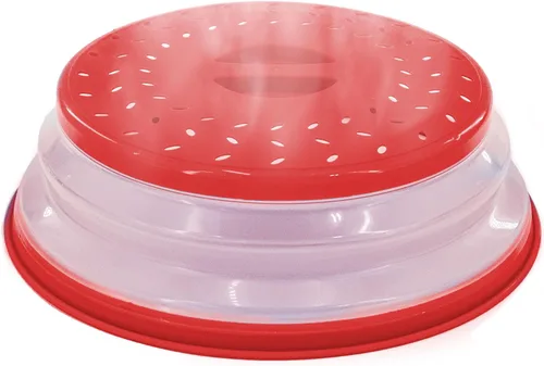 Miniatura 8 de Cubierta protectora contra salpicaduras de microondas, tapa plegable para protección de alimentos y fácil almacenamiento, sin BPA, apta