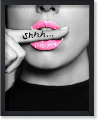 Miniatura 30 de Poster Master Impresión de labios dorados, póster de mordida de labio, arte moderno y minimalista, regalo bohemio para hombres y mujeres, diseño
