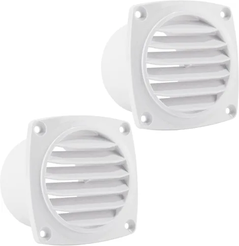 Five Oceans Ventilación de lancha – Ventilación de manguera con listones ranurados, ventilación de cubierta de barco, manguera de aire a través de