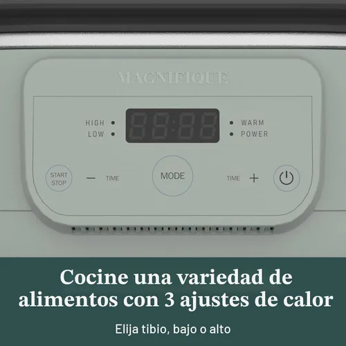 Miniatura 3 de MAGNIFIQUE Olla de Cocción Lenta Programable de 6 Cuartos con Recipiente Antiadherente Saludable Extraíble - Pequeño Electrodoméstico de Cocina