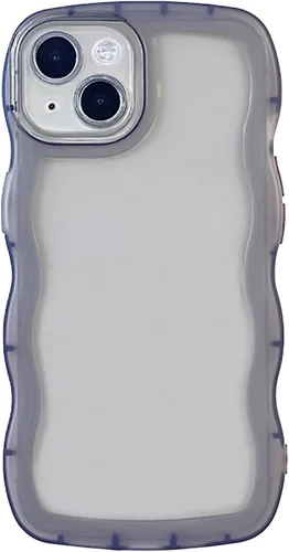 Miniatura 25 de Funda transparente compatible con iPhone 11 Pro, bonita funda delgada de silicona suave, antiarañazos, a prueba de golpes, para mujeres y niñas, Azul